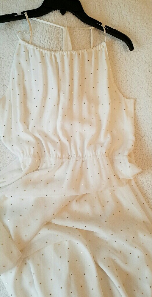 Maxi Dress with gold studs💟